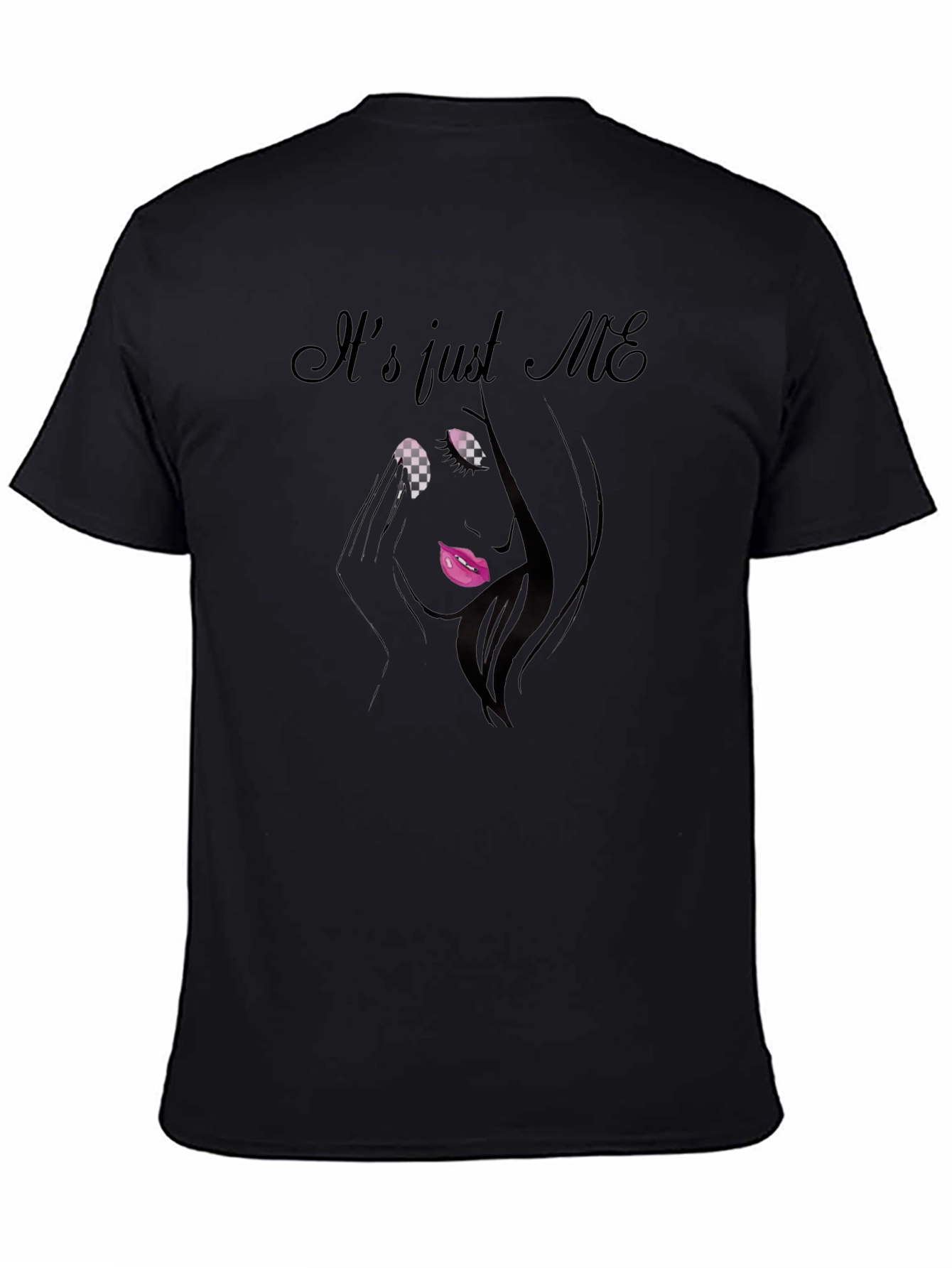 Its Just Me Graphic T-Shirt - Unisex Black Tee
