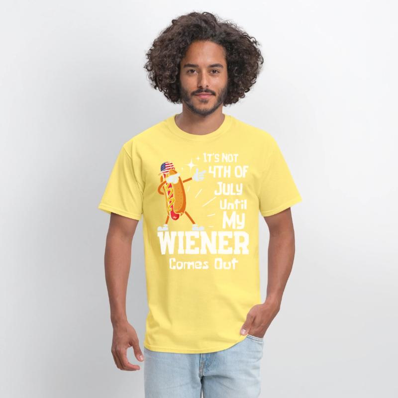 It's Not 4th of July Until My Wiener Comes Out Tee