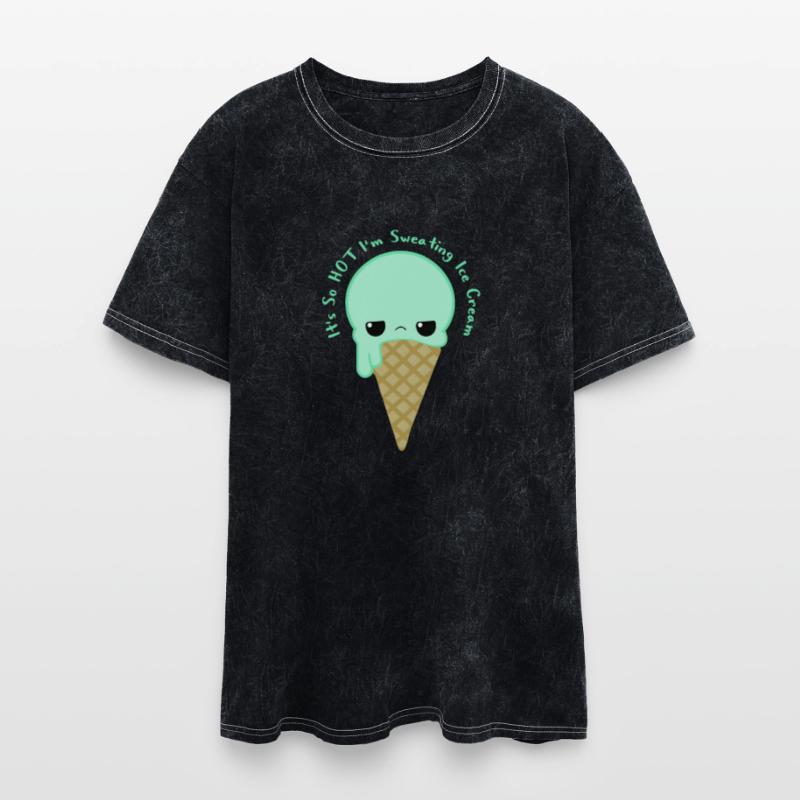 Its So HOT I'm Sweating Ice Cream Grumpy Ice Cream