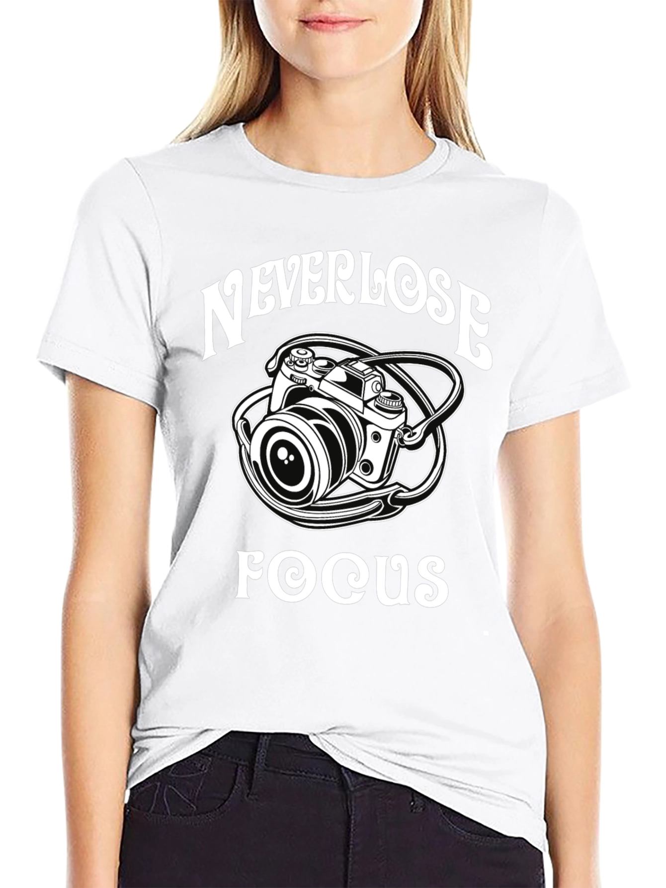 Never Lose Focus Camera T-Shirt