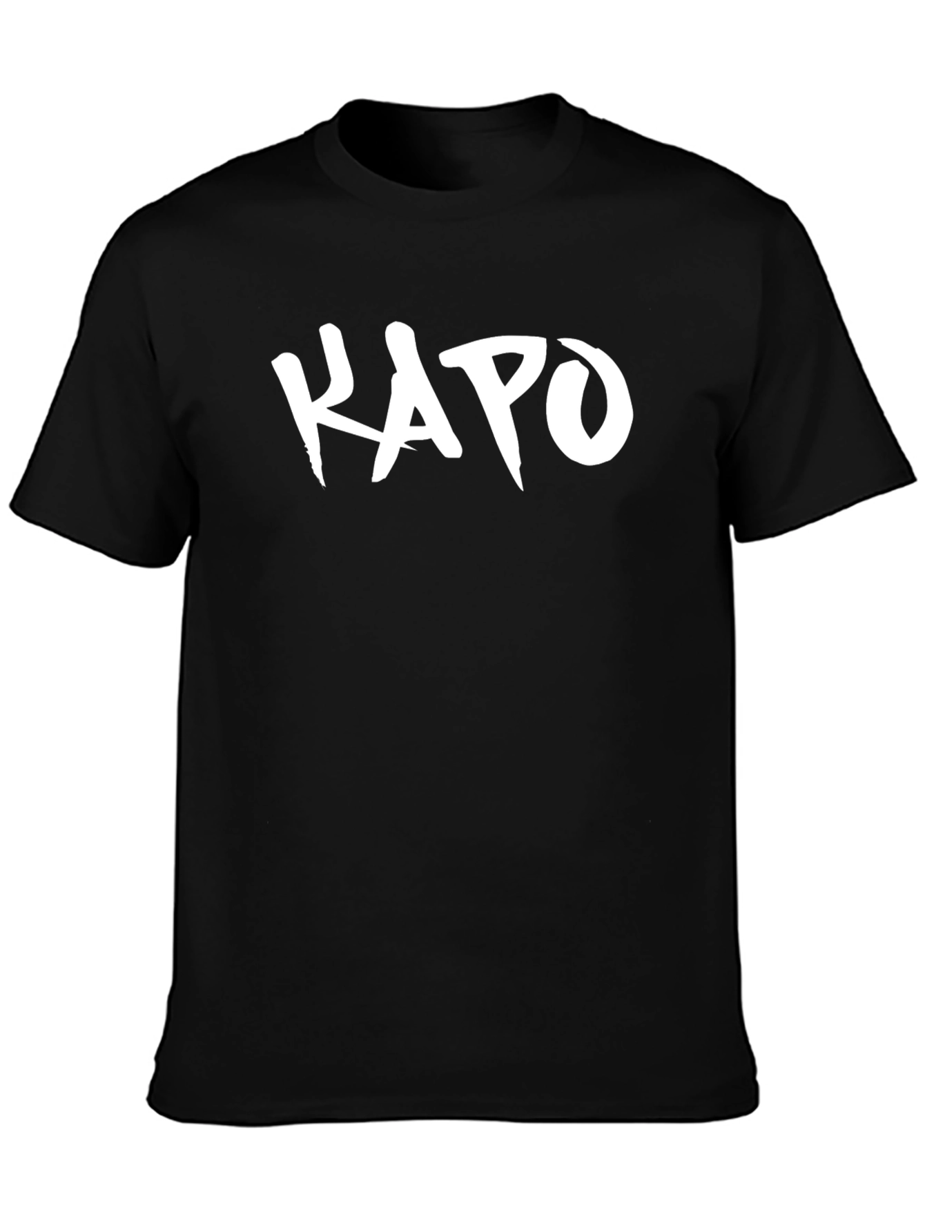 KAPO Graphic Tee - Stylish Black Cotton T-Shirt