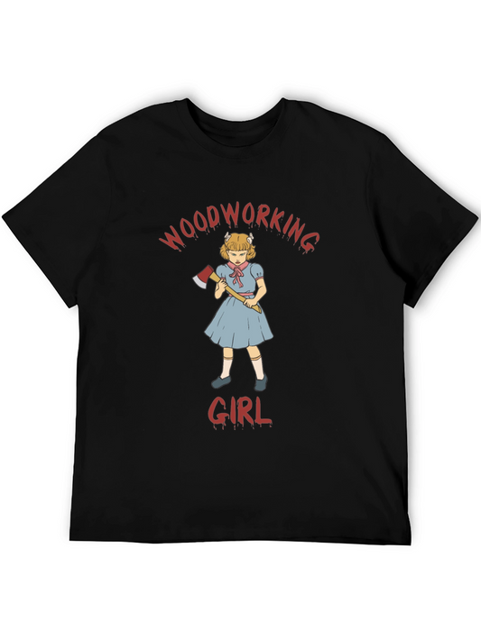 Woodworking Girl Graphic Tee