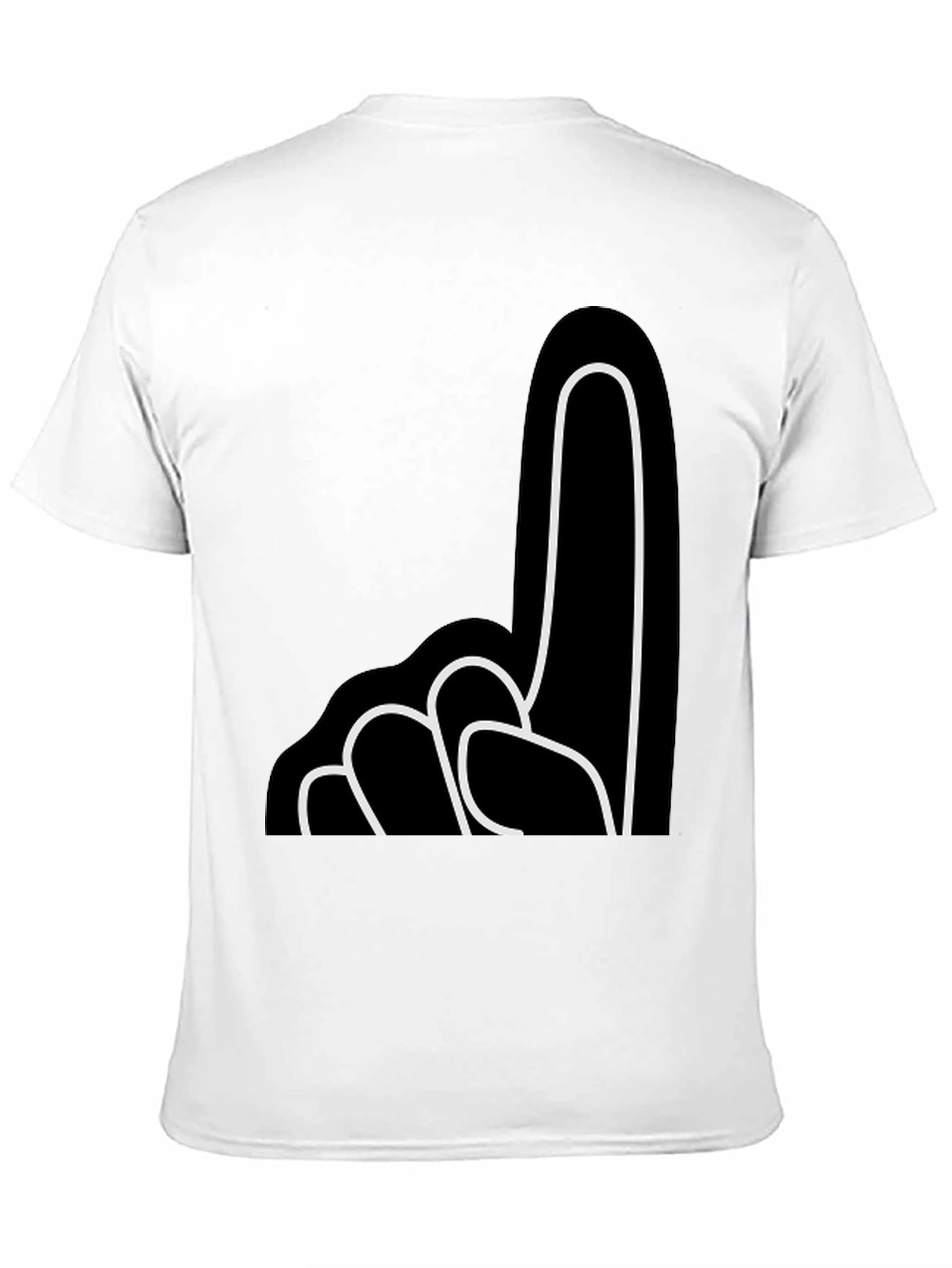 Number One Fan T-Shirt - Black Cotton Tee