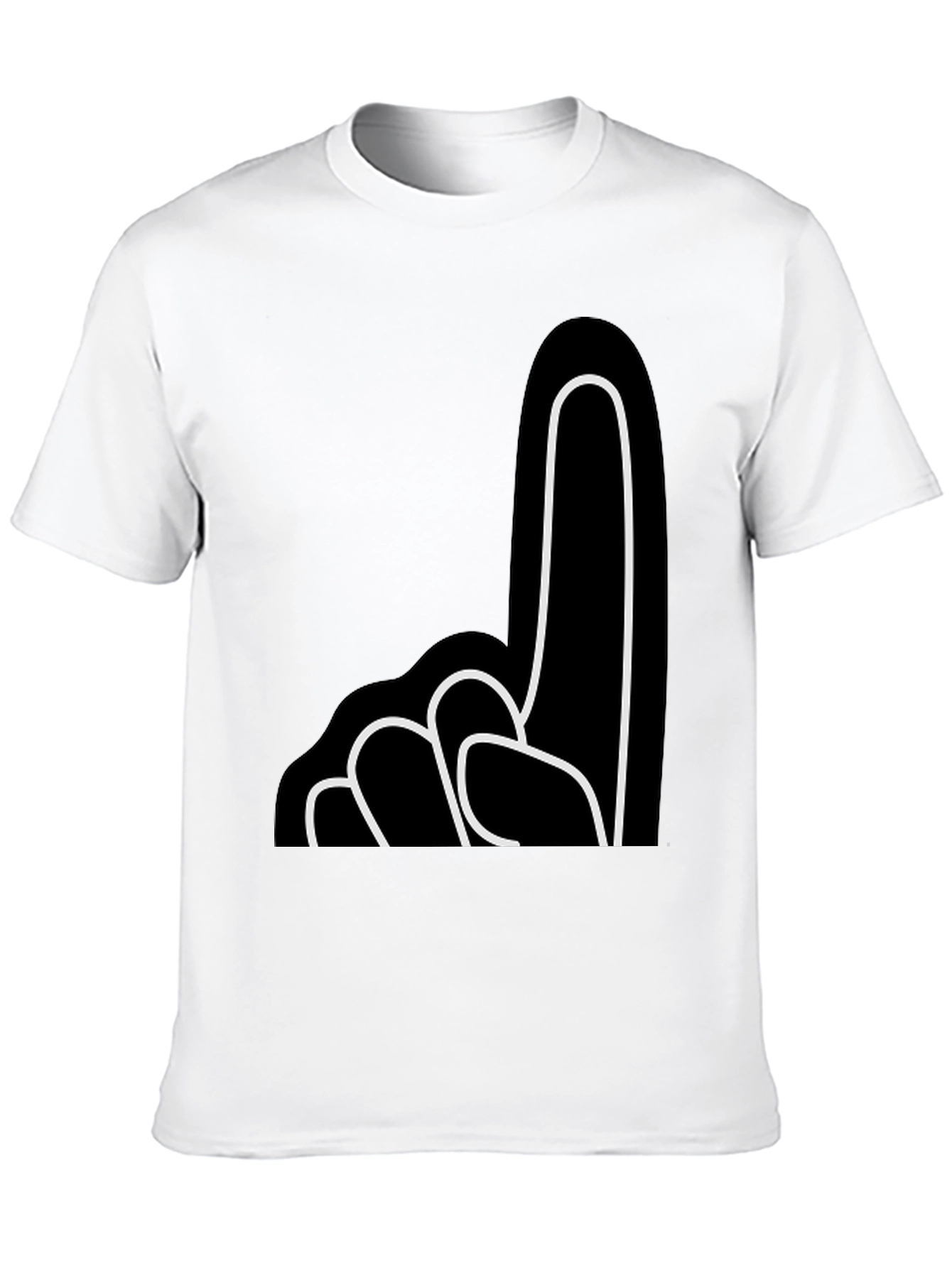 Number One Fan T-Shirt - Black Cotton Tee