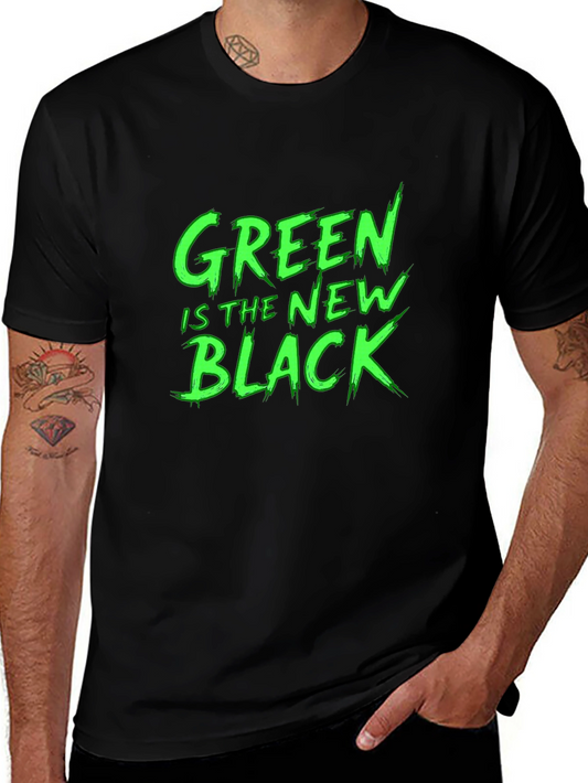 Green Is The New Black Graphic T-Shirt