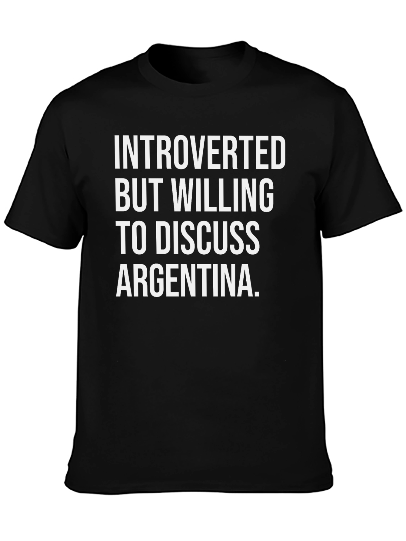 Argentina Introvert T-Shirt - Funny Graphic Tee