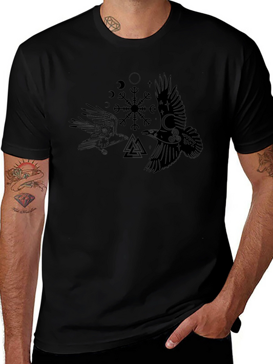 Viking Ravens T-Shirt - Norse Mythology Tee