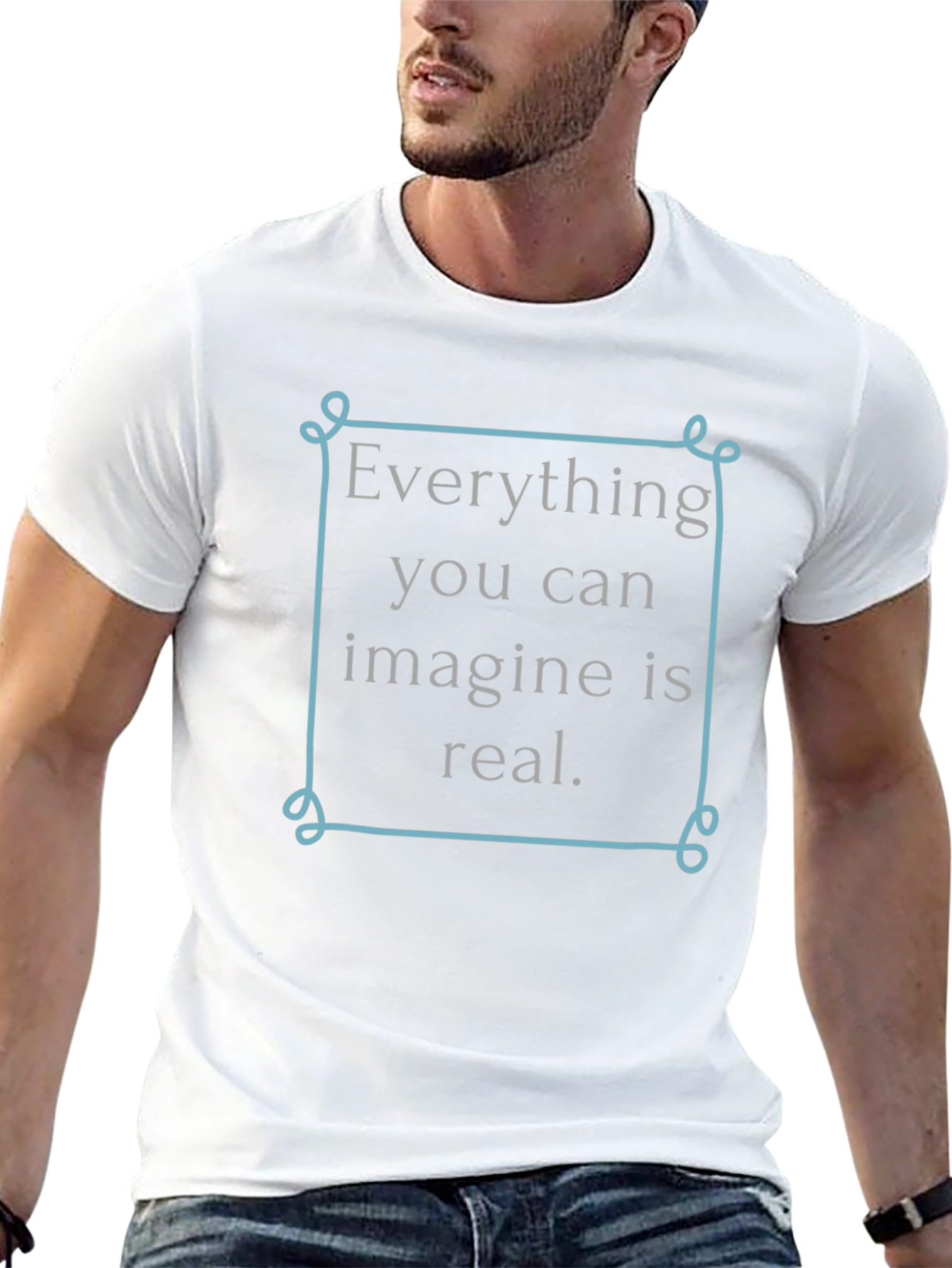 Inspirational Graphic T-Shirt - Imagine Is Real