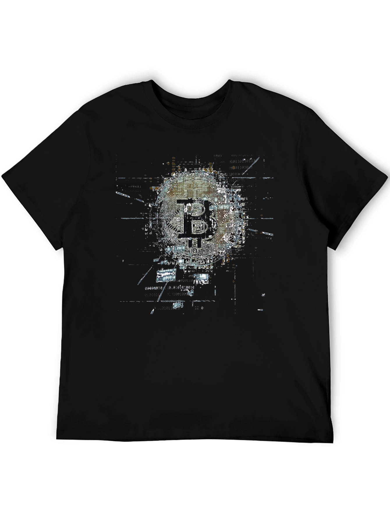 Bitcoin Art Graphic Tee - Crypto Currency T-Shirt