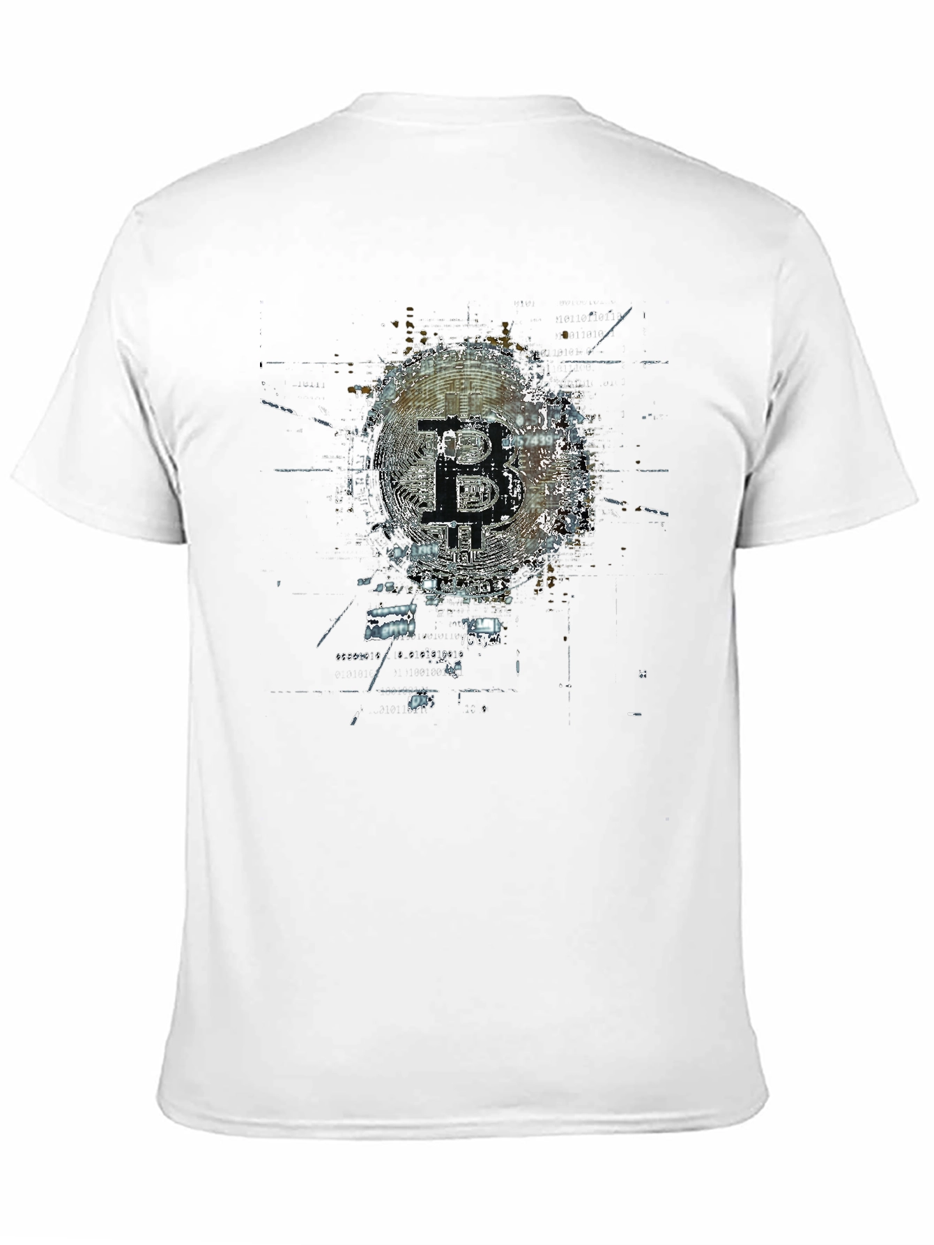 Bitcoin Art Graphic Tee - Crypto Currency T-Shirt
