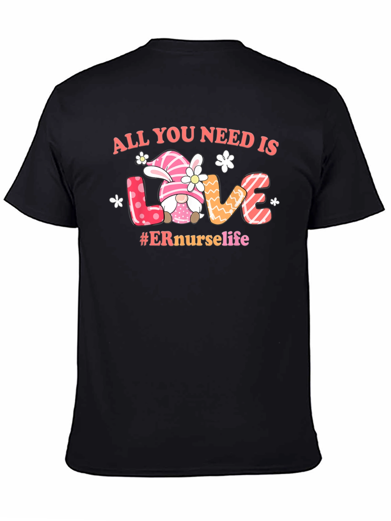 ER Nurse Life Easter Gnome T-Shirt