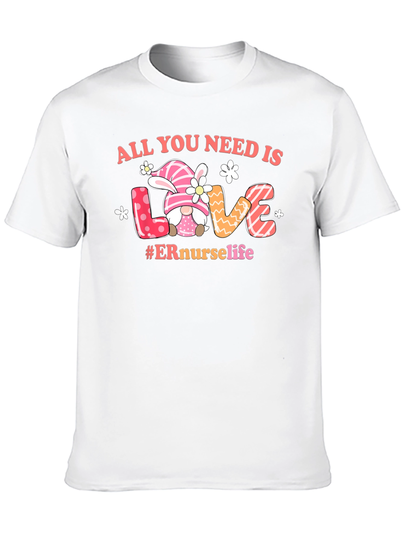 ER Nurse Life Easter Gnome T-Shirt