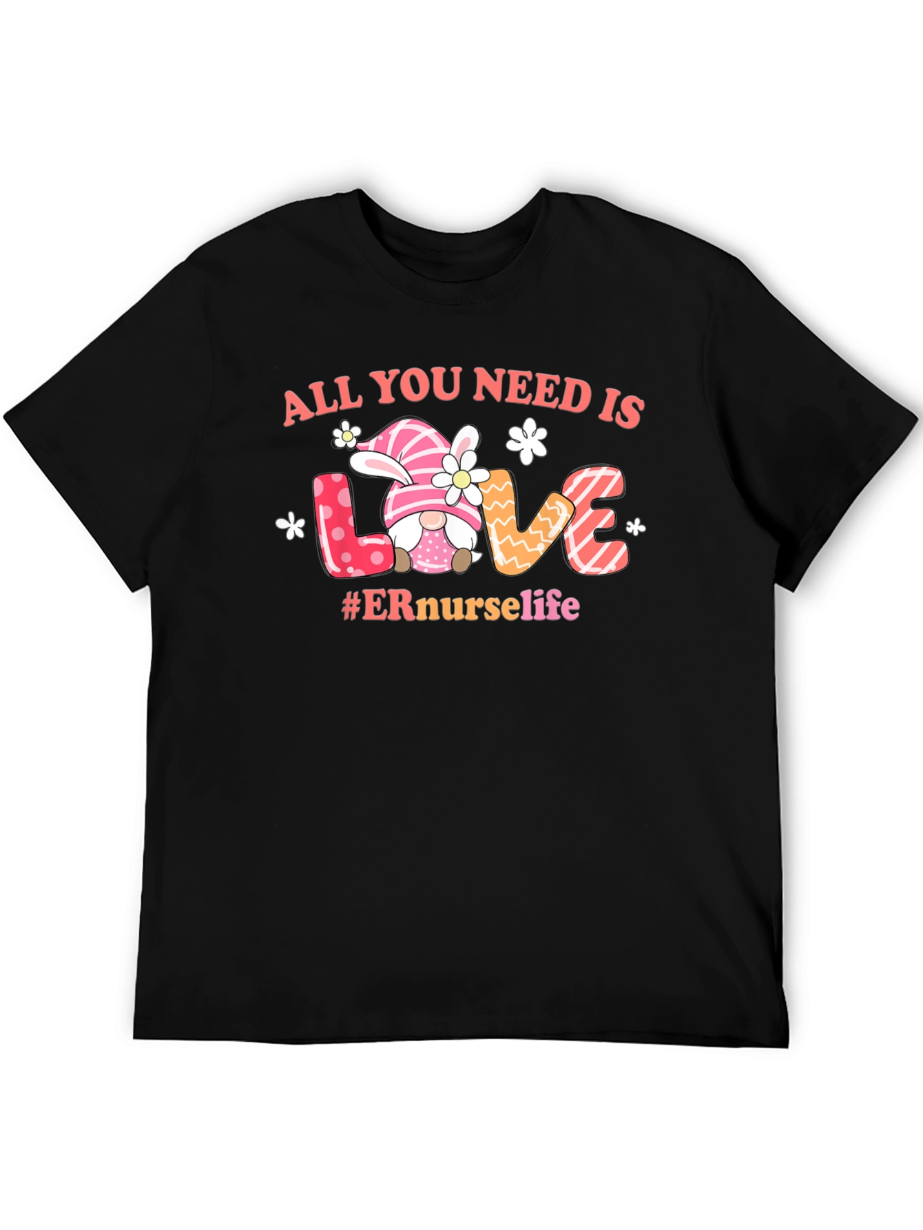 ER Nurse Life Easter Gnome T-Shirt
