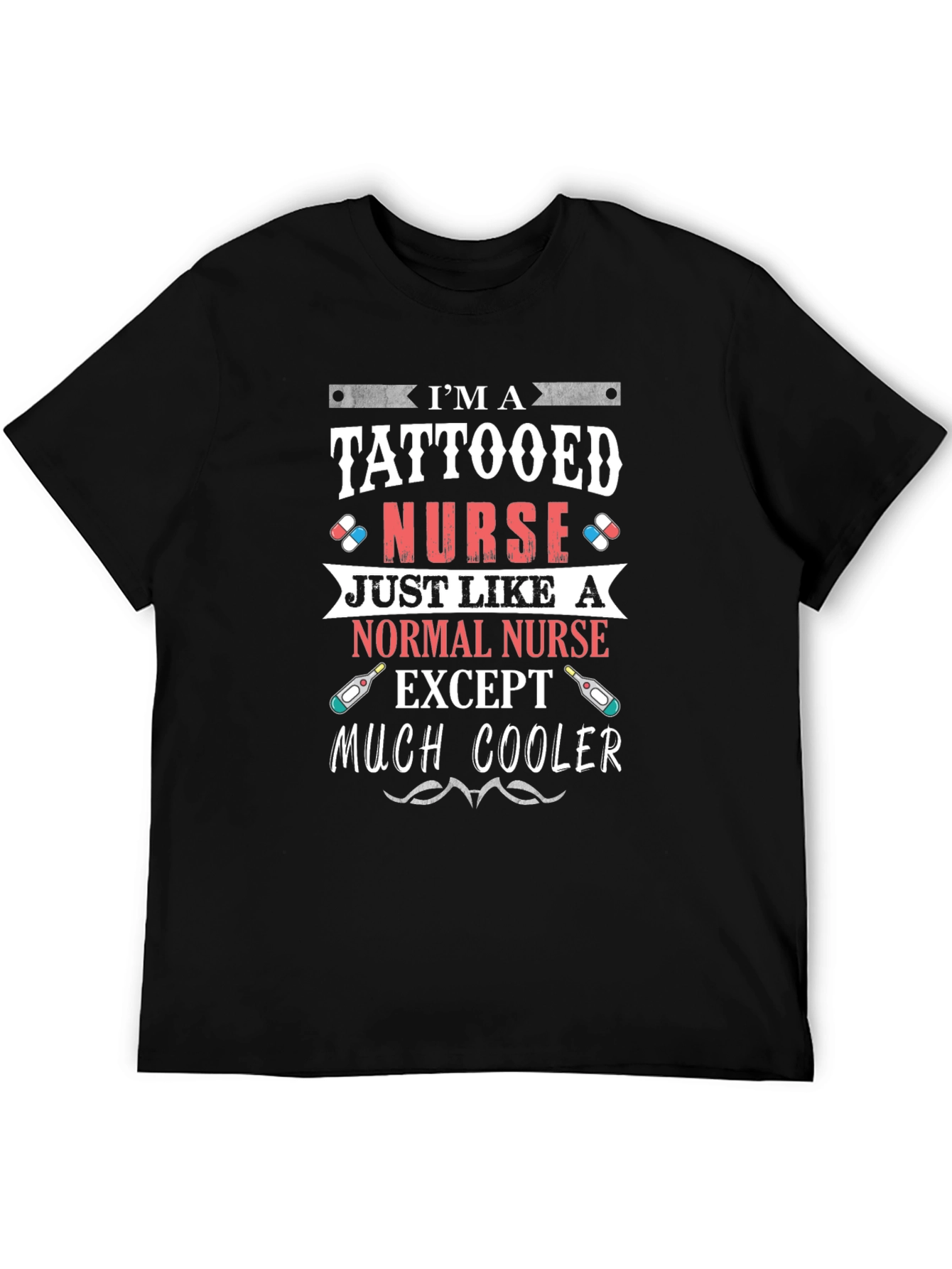 Tattooed Nurse Graphic T-Shirt - Cool & Unique!