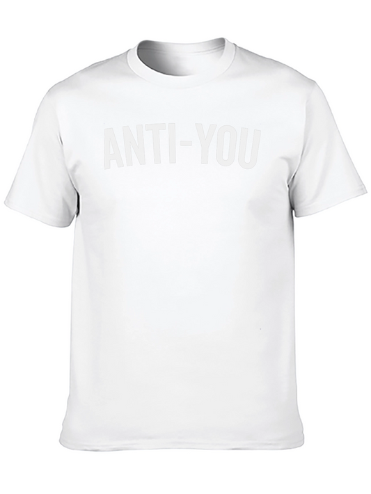 Anti-You Black Graphic T-Shirt