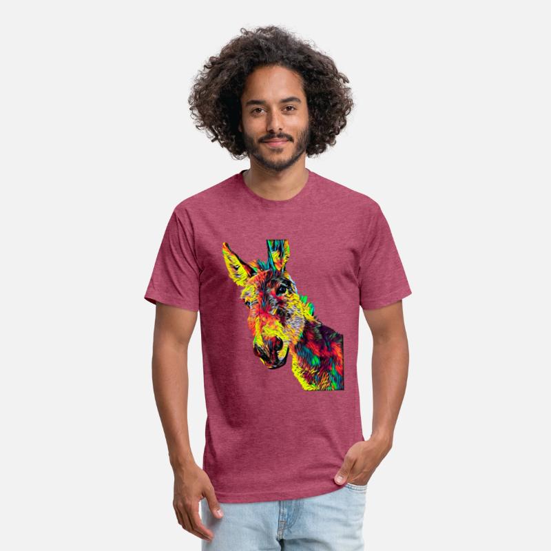 Jackass Mule Donkey Colored Design For Animal Lovers Owners True Friend