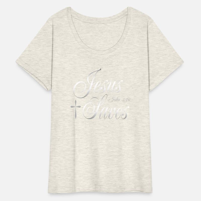 Jesus Saves with a Cross, John 3:16. Minimalist