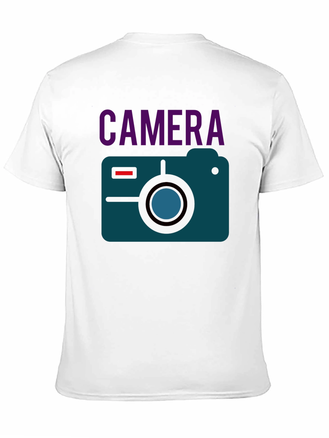 Camera Graphic Black T-Shirt - Photography Lover Tee