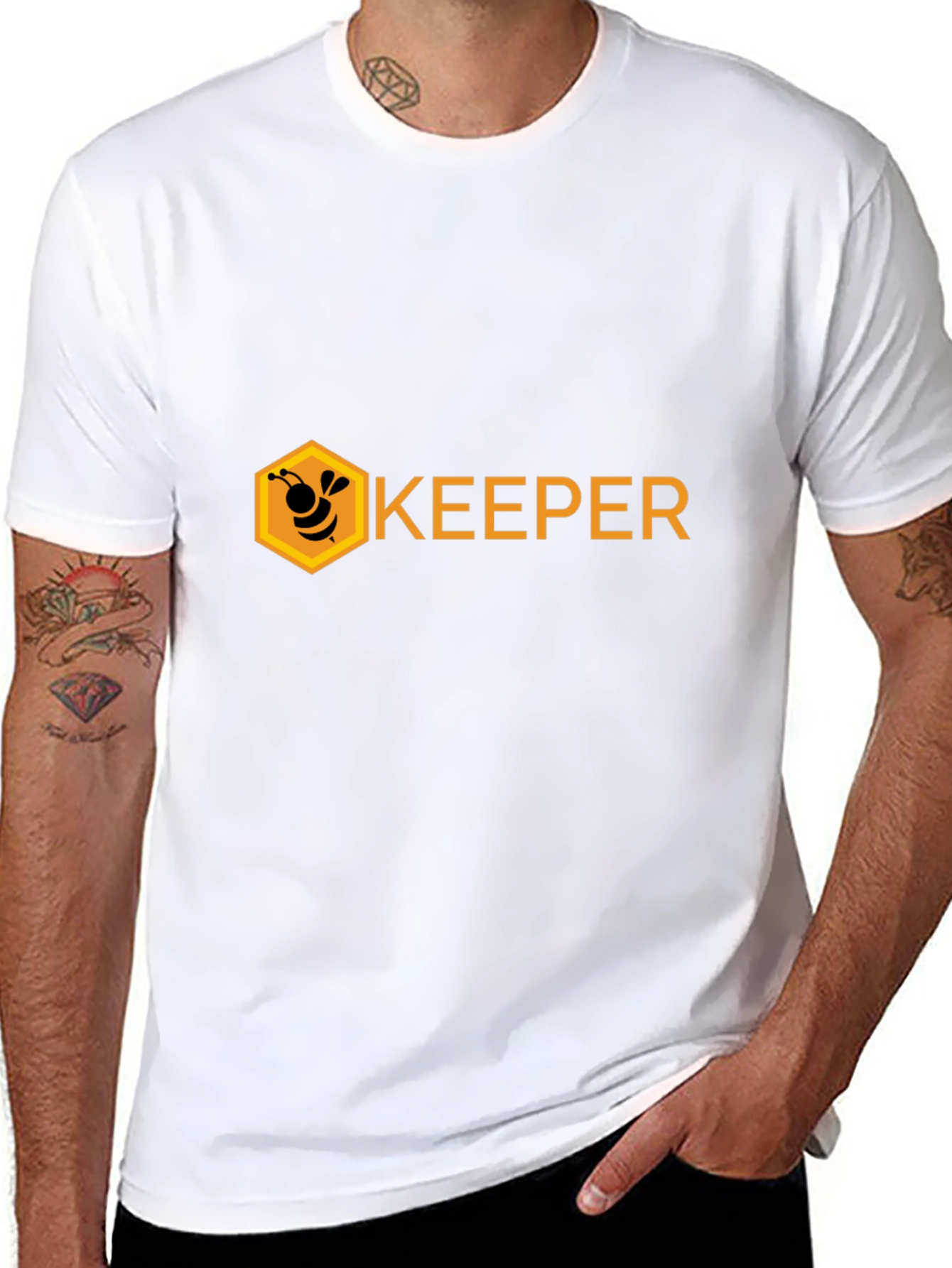 Bee Keeper Graphic T-Shirt - Black Cotton Tee