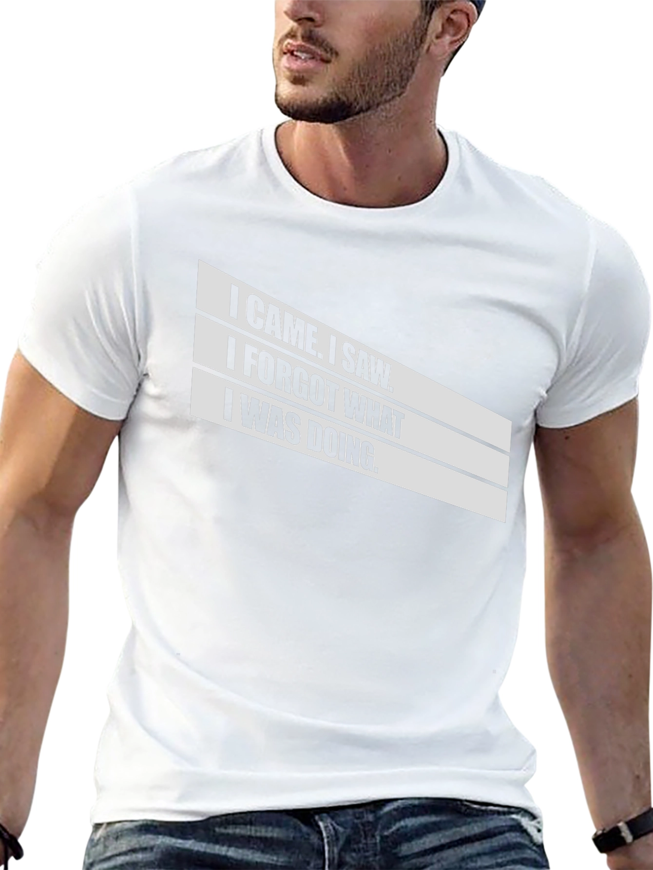 Humorous I Came I Saw Graphic T-Shirt