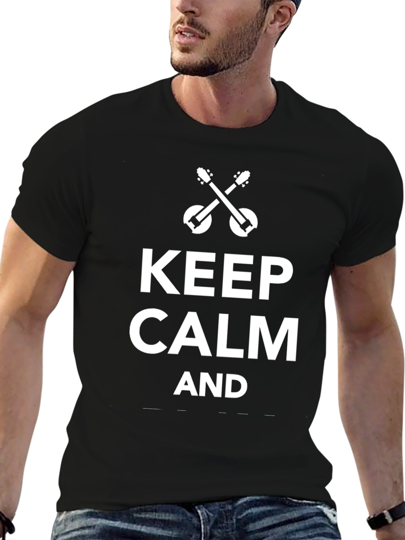 Keep Calm Banjo T-Shirt - Cool Music Tee