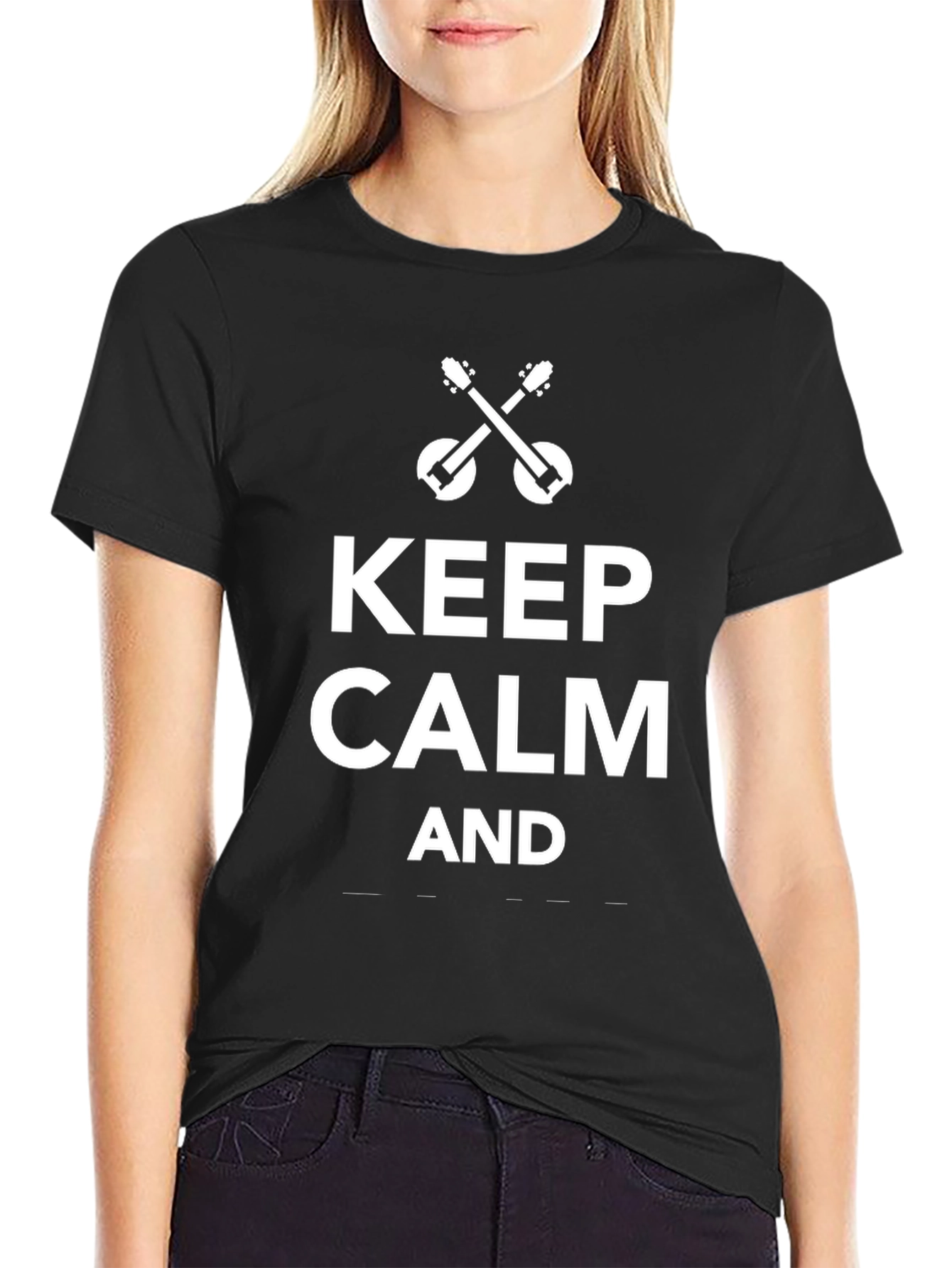 Keep Calm Banjo T-Shirt - Cool Music Tee