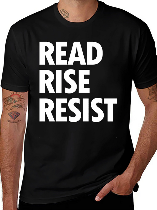 Read Rise Resist Graphic Tee - Black