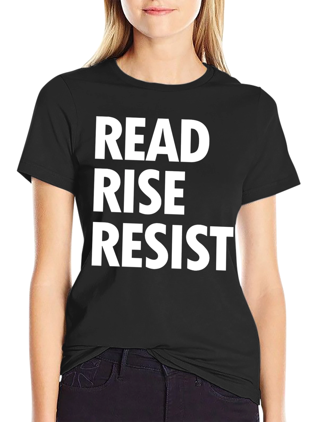 Read Rise Resist Graphic Tee - Black