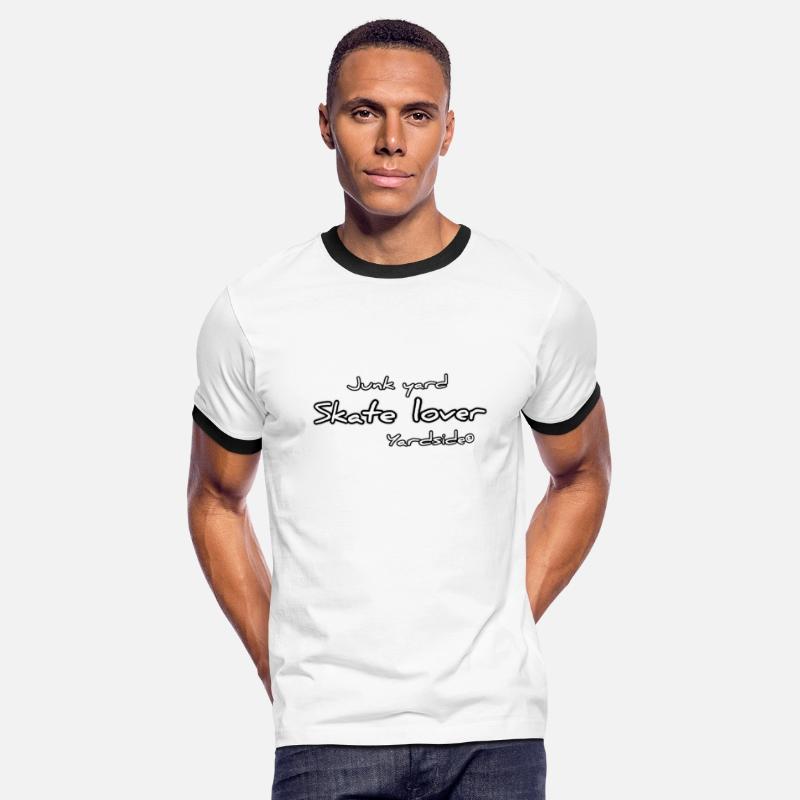 Junk yard skate lover Yardside font logo white