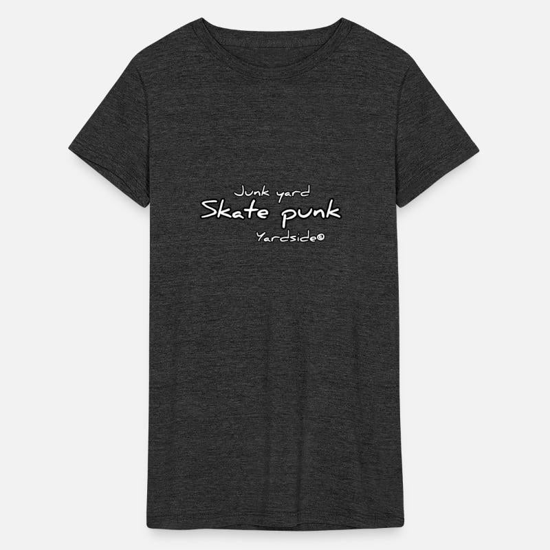 Junk yard skate punk Yardside font logo white