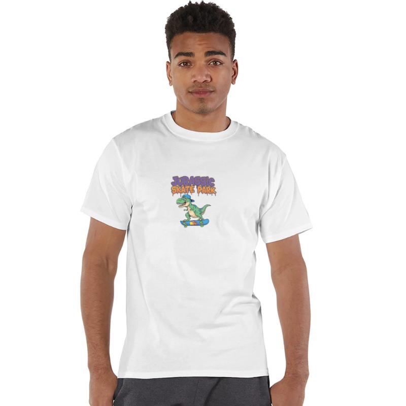 Jurassic Skate Park Dinosaur Illustration