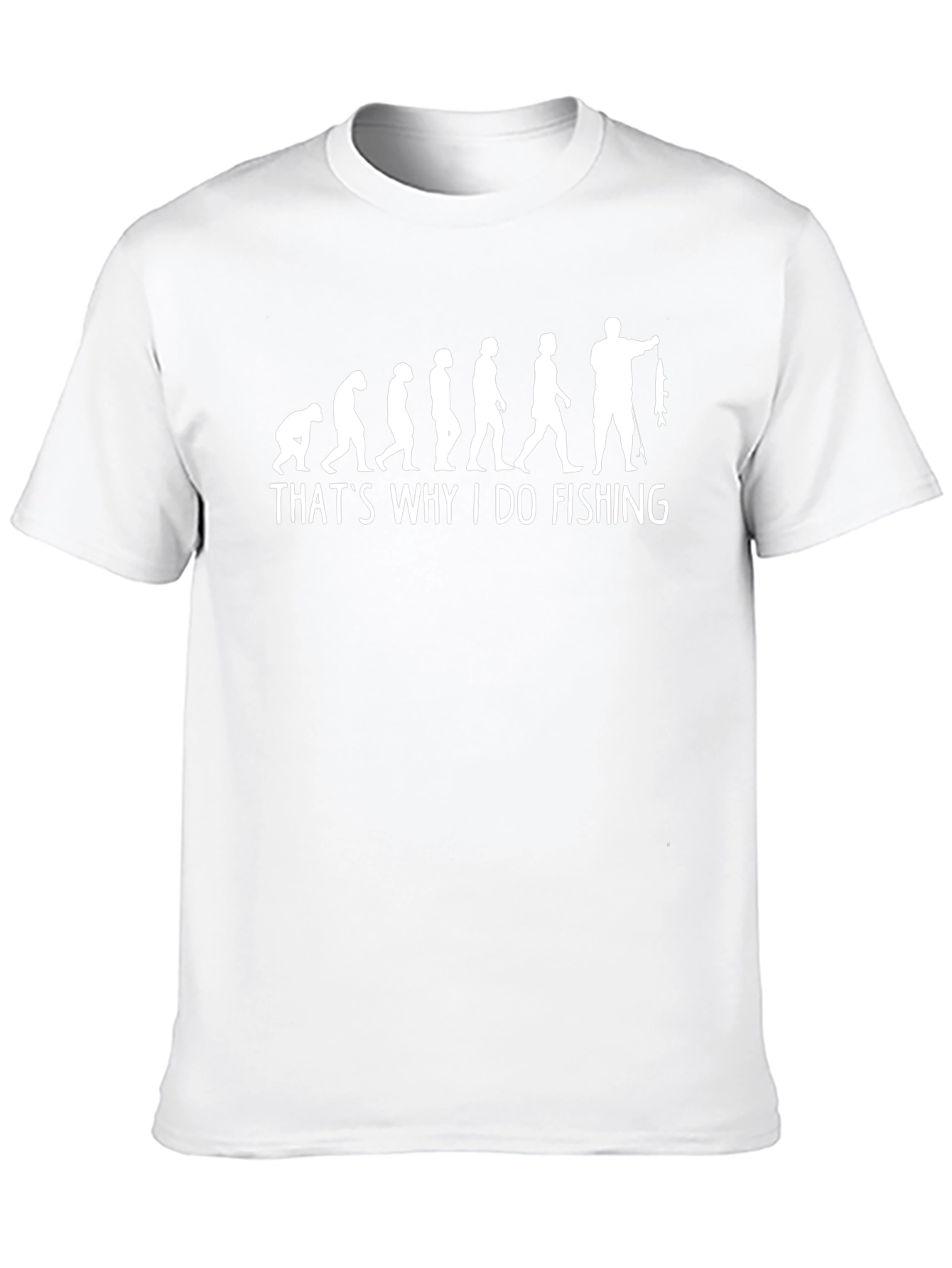 Evolution of Fishing T-Shirt - Humorous Design
