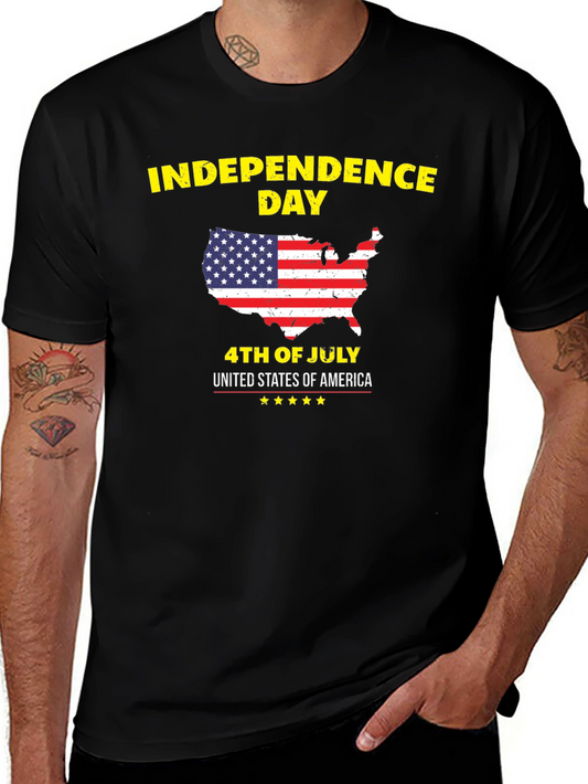 Independence Day USA Patriotic Graphic Tee