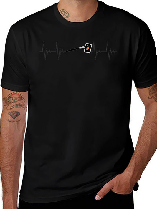 Heartbeat Code T-Shirt - Developer Life