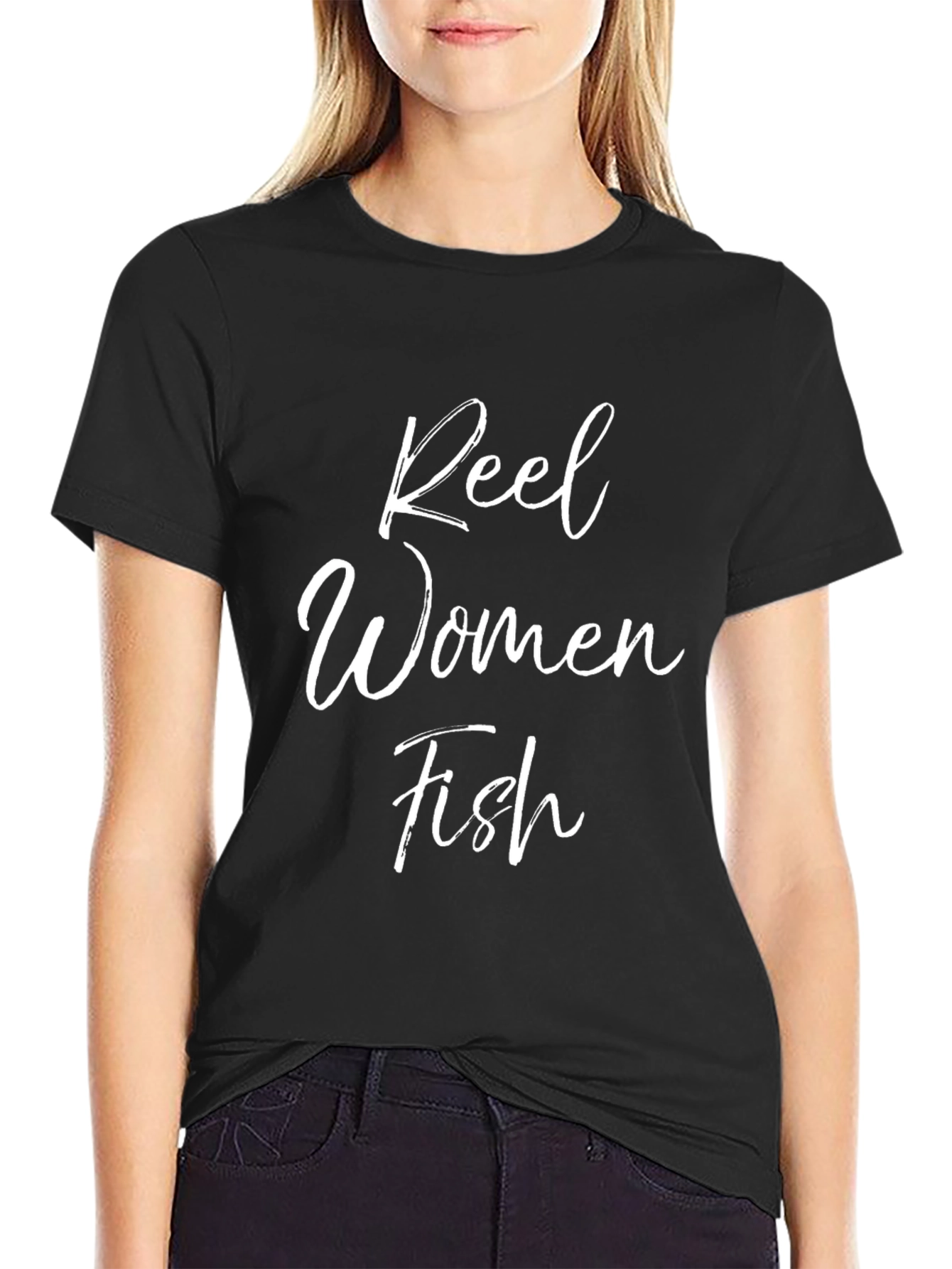 Reel Women Fish Graphic Tee