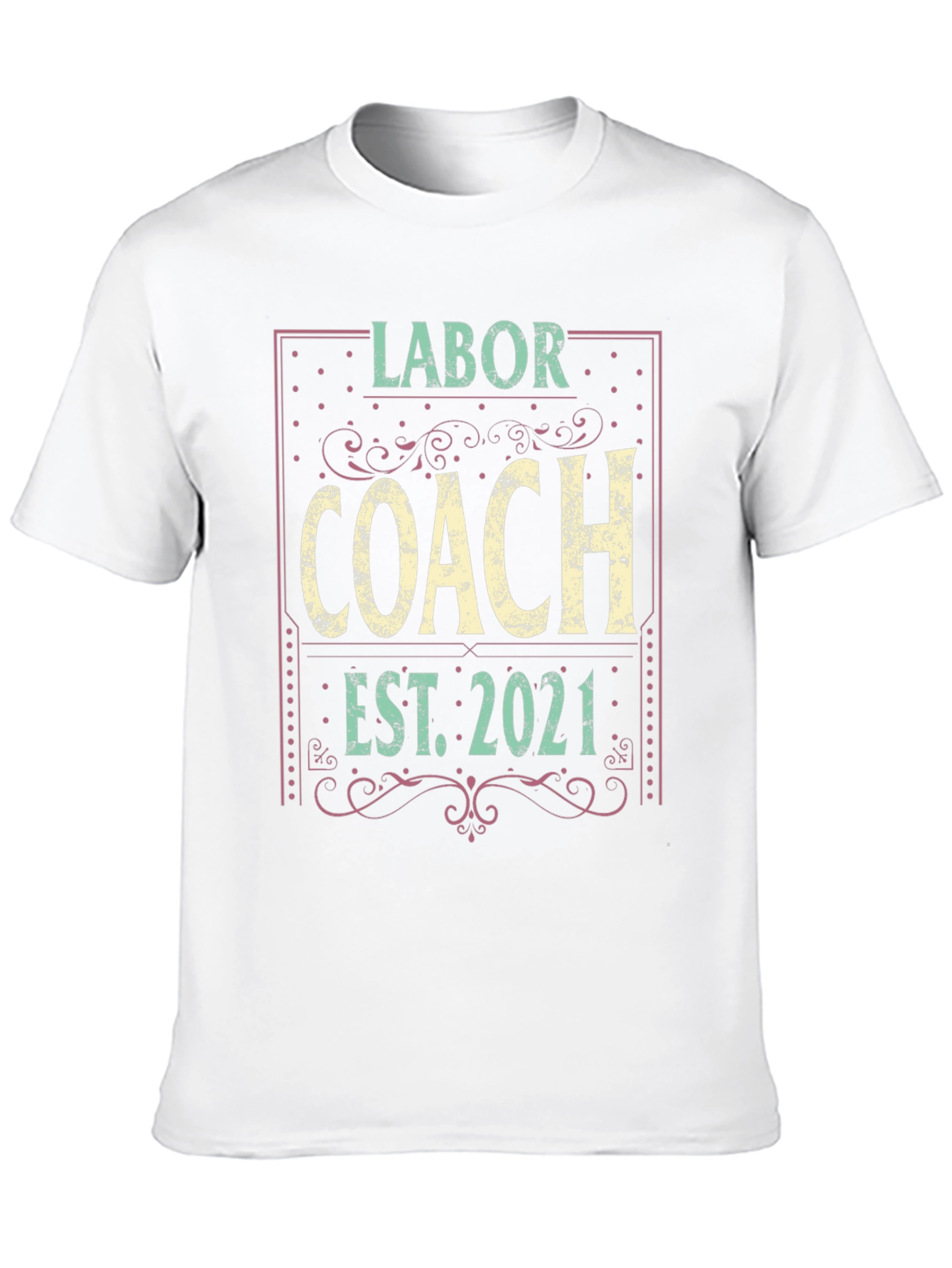 Labor Coach Est. 2021 Black T-Shirt