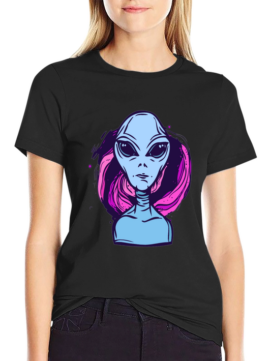 Alien Graphic Tee - Retro Style