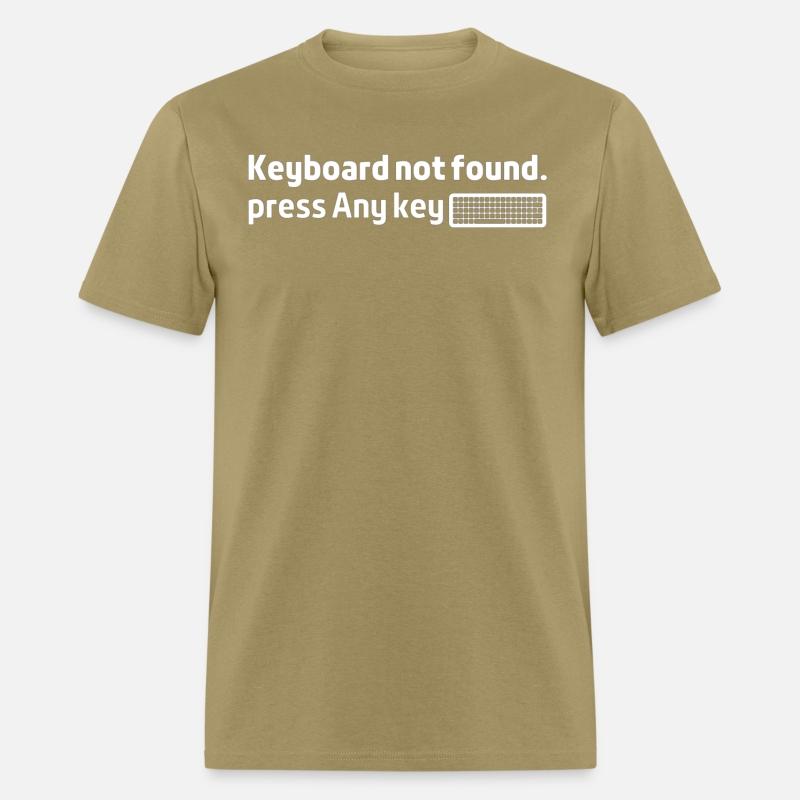 keyboard not found. press Any key
