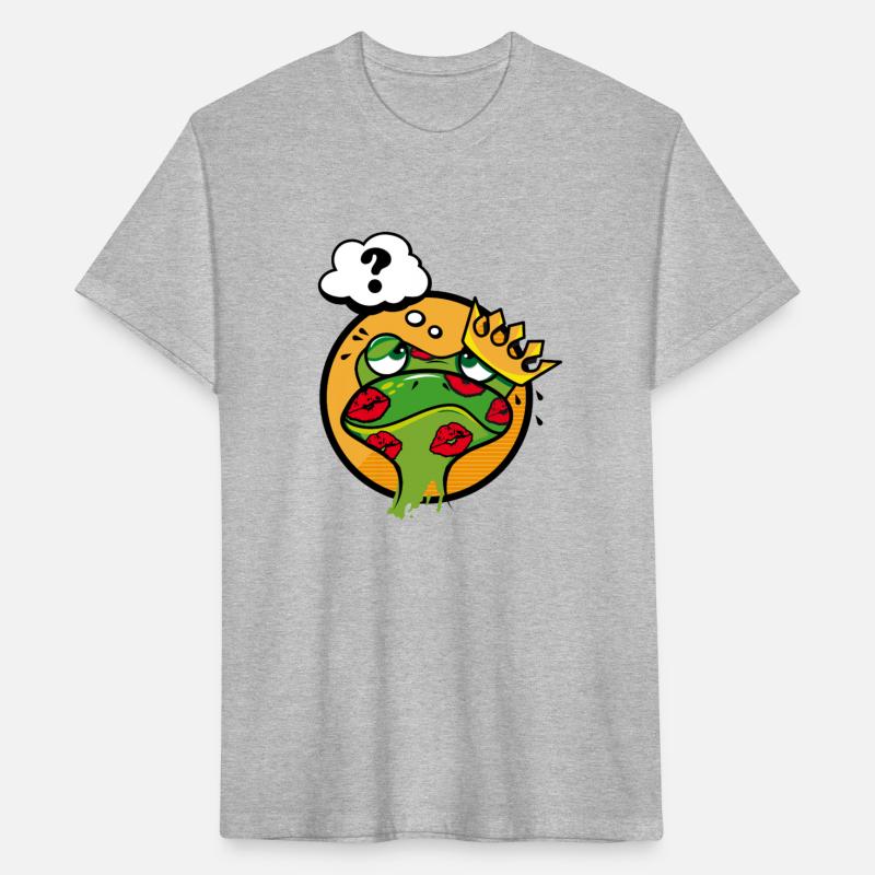 Kissed Frog with Crown and Question Mark