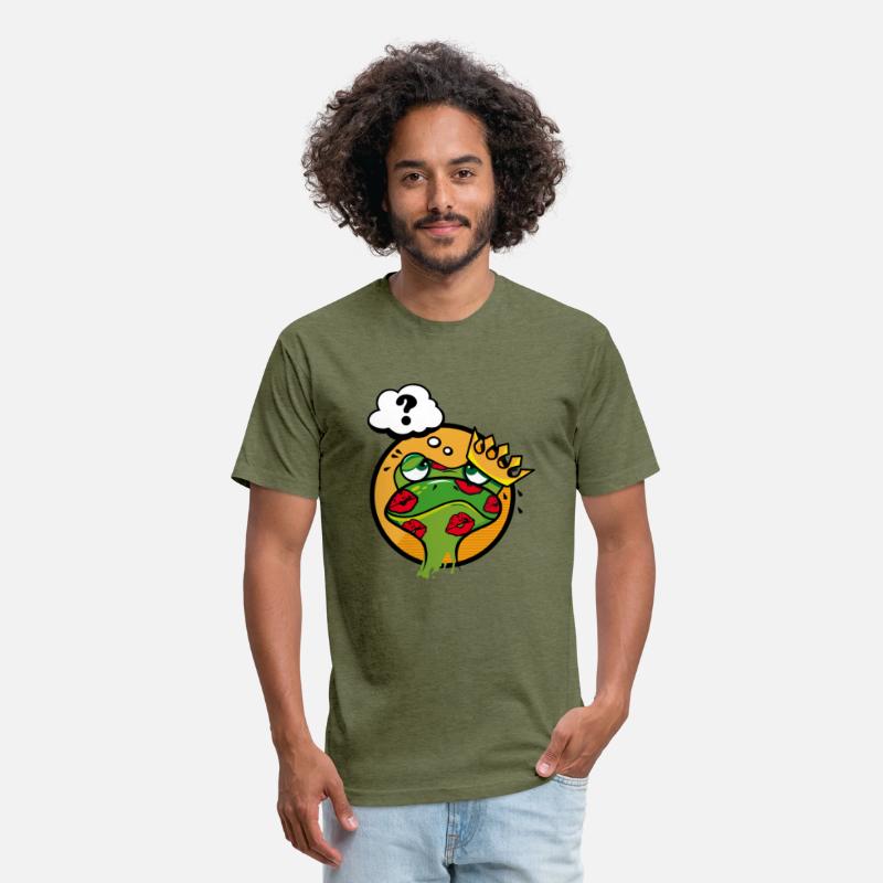 Kissed Frog with Crown and Question Mark