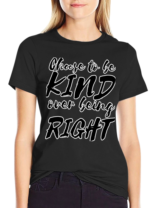 Choose to be Kind Graphic T-Shirt - Black