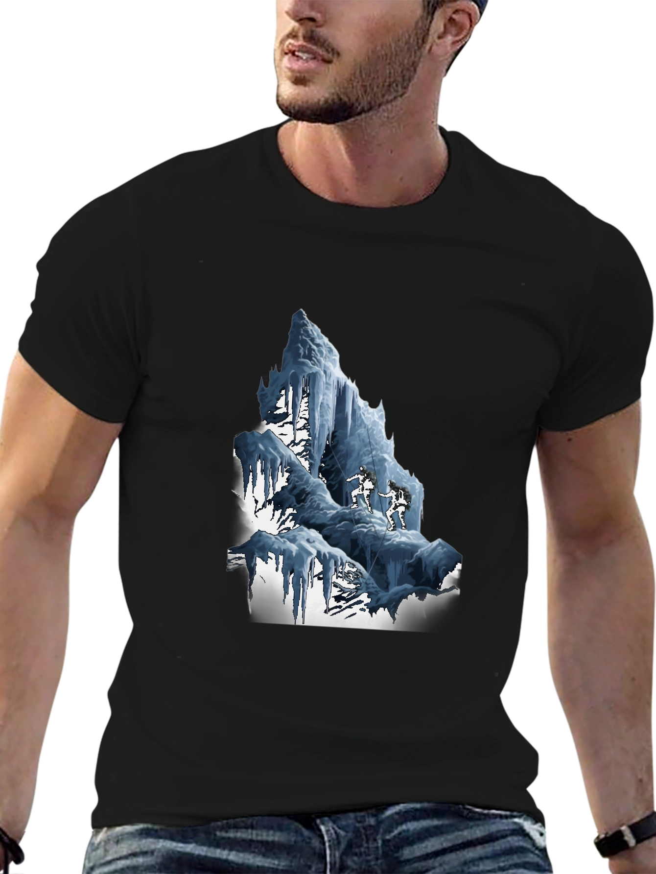 Ice Climber Graphic Tee - Black
