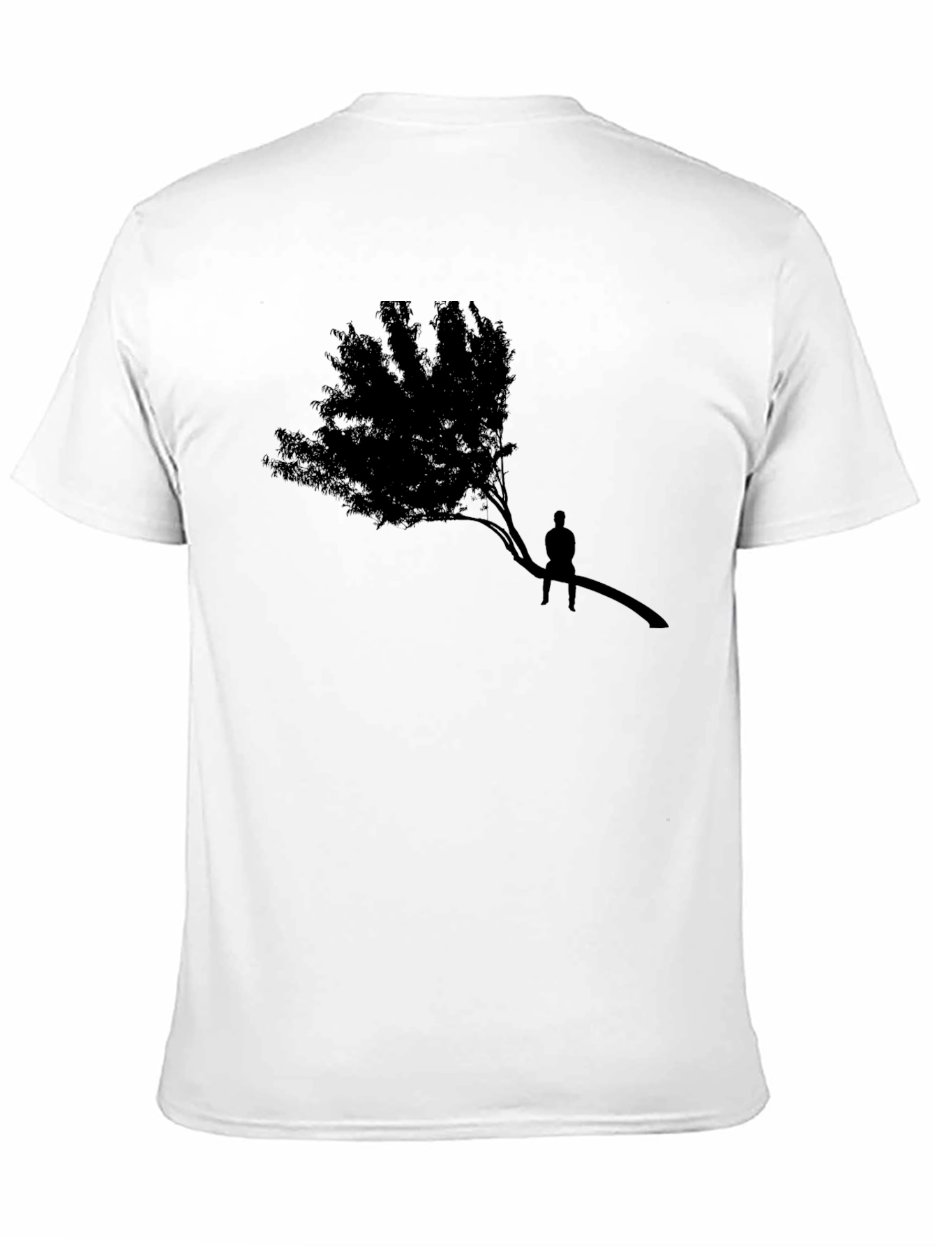 Silhouette Tree Graphic Tee - Black