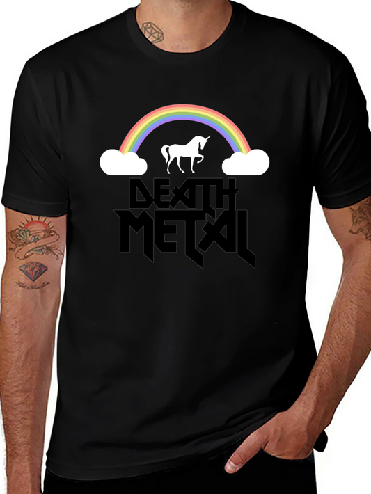 Death Metal Rainbow Unicorn T-Shirt