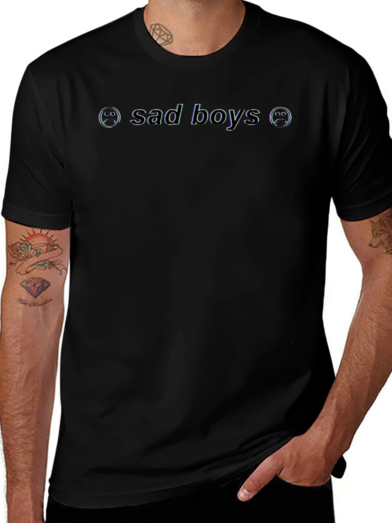 Sad Boys T-Shirt - Black Graphic Tee