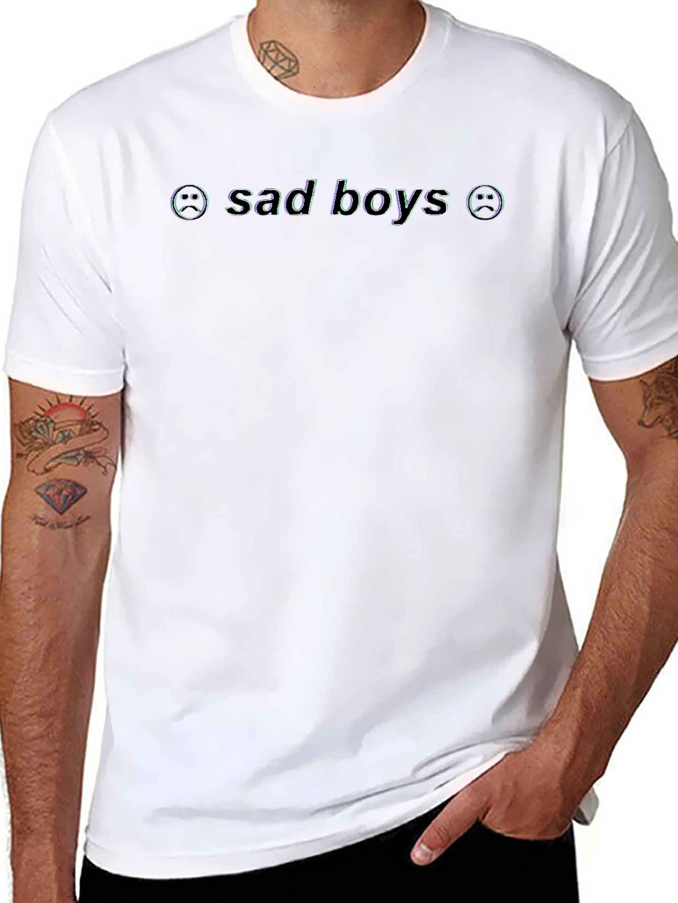 Sad Boys T-Shirt - Black Graphic Tee