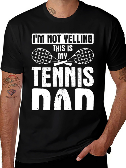 Tennis Dad Graphic Tee - Funny Tennis Shirt