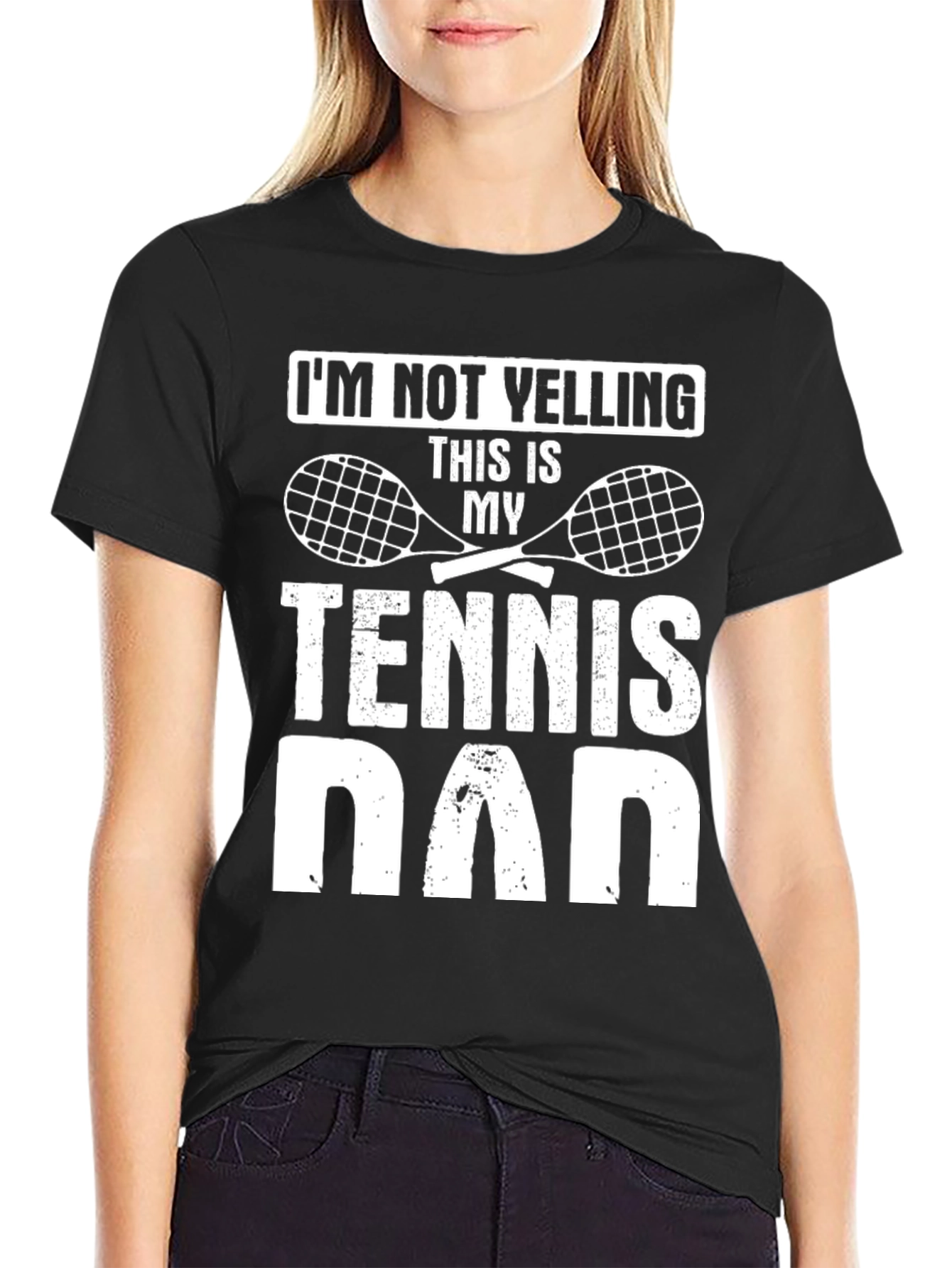 Tennis Dad Graphic Tee - Funny Tennis Shirt