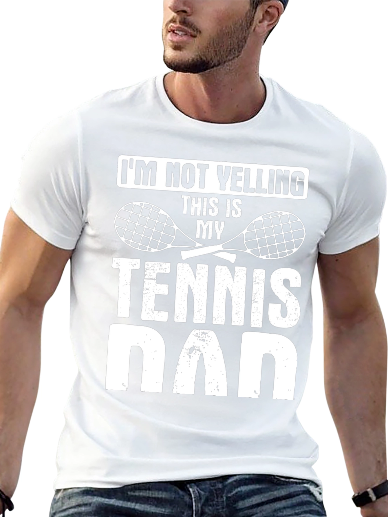 Tennis Dad Graphic Tee - Funny Tennis Shirt