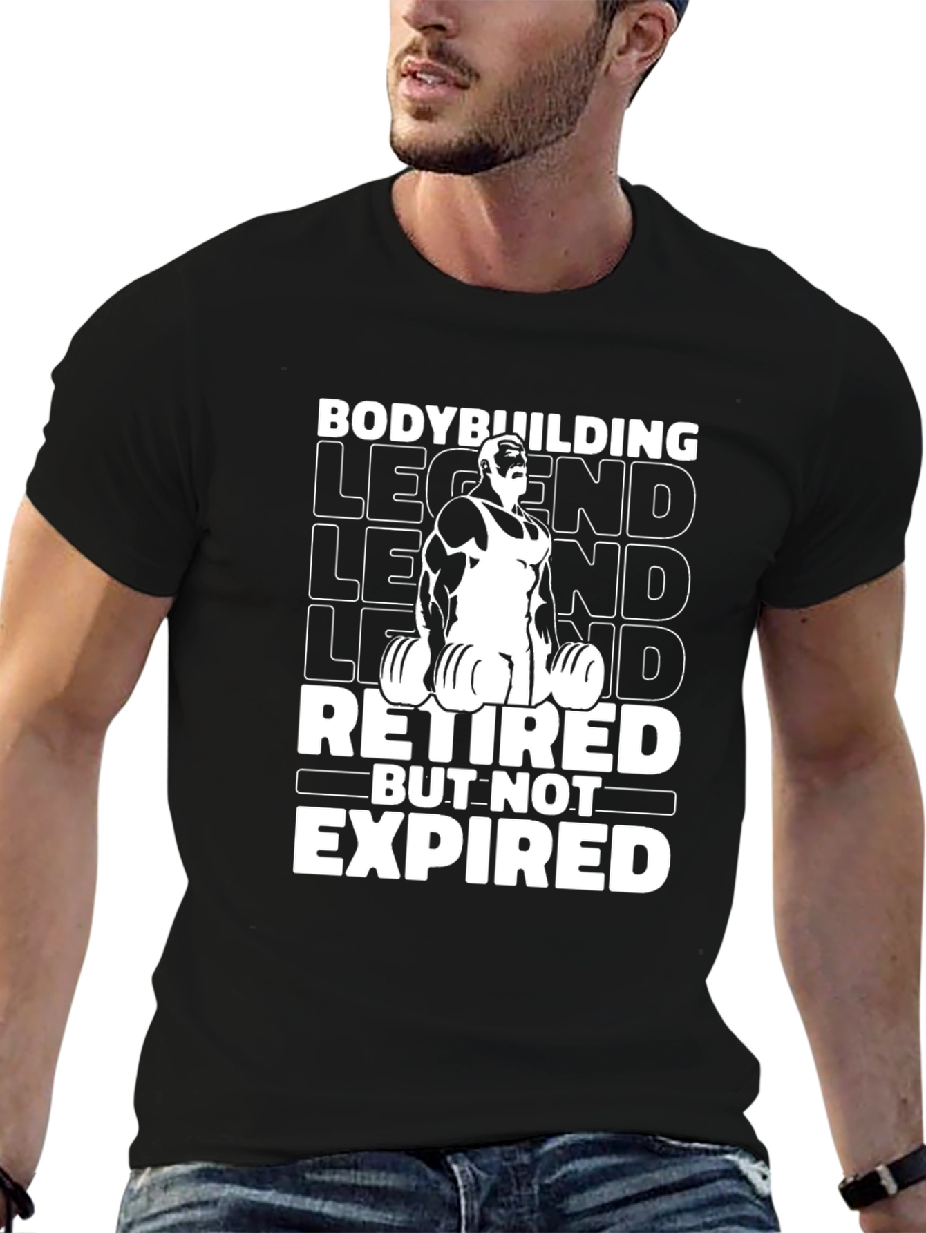 Bodybuilding Legend Retired T-Shirt - Black